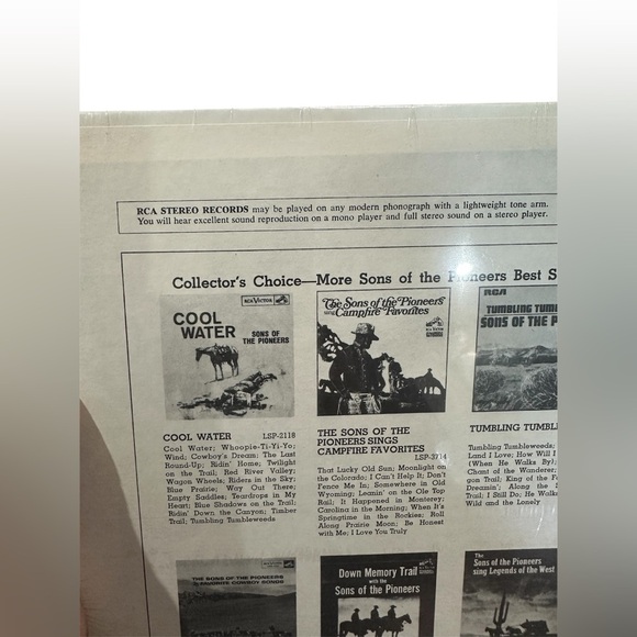 1966 NEW-SEALED FLAWLESS The Best of The Sons of the Pioneers Vinyl Record - Picture 5 of 7